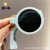 Nuevas Gafas de Sol Redondas para Niños Silicona Protección Ocular Niños y Niñas Gafas de Sol Infantiles Bebé Gafas de Sol Anti-UV