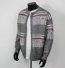 Cárdigan de punto con rayas contrastantes estilo retro perezoso, chaqueta para hombre y mujer, marca de moda de otoño, holgado y versátil, tejido casual