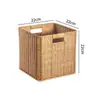 Cestas de Almacenamiento Tejidas al por Mayor para Uso Doméstico, Cestas Organizadoras para Gabinetes y Mesas de Centro, Cajas de Almacenamiento para Ropa y Snacks, Cestas de Mimbre Sintético, Estilo Europeo