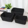Cesta de Almacenamiento Tejida con Cuerda de Algodón Estilo Nórdico Organizador de Escritorio Decoración Suave Cesta de Exhibición para Fotografía Cesta para Snacks y Artículos Varios