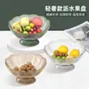 Bandeja para Frutas Doméstica con Drenaje de Agua, Bandeja para Frutas de Mesa de Café para Sala de Estar, Bandeja para Snacks, Bandeja para Dulces y Frutas Secas, Caja de Almacenamiento de Lujo Ligero, Muebles para el Hogar