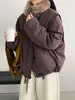 Parka de Estilo Celeiro Vintage com Gola de Pelo, Jaqueta de Penas para Mulheres, Estilo Coreano, Casual e Versátil, Casaco Quente de Penas de Pato Branco 5073