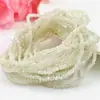Anillo de Joyería Estilo Coreano con Cuentas de 1 mm Ancho Real de la Tarjeta 2.7 mm Accesorios para el Cabello Elegantes Porcelana de Cristal Chapado Cuentas Planas Coche
