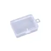 Caja Transparente Vacía de PP Caja Pequeña con Cerradura y Tapa Caja de Muestras de Plástico Caja para Joyería Componentes Digitales Equipo de Pesca Anzuelo de Pesca