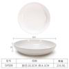 Prato de melamina atacado imitação de porcelana louça de restaurante prato de plástico prato quadrado para cozinhar hotel prato frio acessórios para hot pot