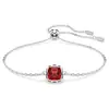 Collar de Cristal Austriaco Shi Jia para Mujer Clásico Color Representativo Mensual 12 Signos del Zodiaco Colgante de Arete Cuadrado Pulsera