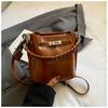 Bolsas Outono Femininas 2025 Bolsa Kelly Couro de Vaca Fosco Fecho Bolsa de Ombro para Ir ao Trabalho Couro Genuíno de Mão Transversal Bolsa Feminina