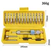 Conjunto Transfronteiriço de 20 Peças Broca Escareadora de Aço de Alta Velocidade Chave de Fenda Conversão Conjunto de Brocas de Troca Rápida