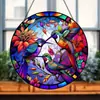 Colgante Acrílico Temu Producto Nuevo Transfronterizo Estilo Bohemio Interior Exterior Decoración Colorida Placa Redonda Acrílica