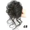 Peluca de Moño con Bigotes de Dragón Antiguo, Moño con Cabello Artificial para Aumentar el Volumen del Cabello, Bolsa para Peluca Estilo Celebridad