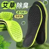 Plantillas Deportivas Desodorantes de Artemisa Son Absorbentes de Sudor y Transpirables, Plantillas Deportivas Desodorantes de Artemisa Suaves y Cómodas Amortiguadoras de Impacto para Hombres y Mujeres con Terciopelo Añadido