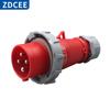 Conector ZDCEE plugue industrial base macho e fêmea 3 pinos 4 pinos 5 furos à prova d'água IP67 soquete de aviação 16A/32A