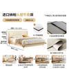 Lujo Ligero Normcore Arte en Cuero Cama Suave Dormitorio Principal Cama Doble Princesa 1.8m 1.5 Simple Moderna Escandinava Cama de Cuero de Primera Capa