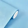 Papel pintado de tela autoadhesivo impermeable liso para dormitorio sala de estar PVC lino pegatinas de renovación de dormitorio al por mayor