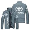 Cárdigan deportivo para hombre con LOGO de coche nuevo europeo y americano transfronterizo, cuello vertical, 2022, casual, ropa exterior, chaqueta juvenil para hombre