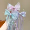 Horquilla de lazo para niña, accesorio para el cabello, cinta de princesa sirena Aisha, horquilla para el cabello, manos de niña pequeña
