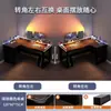 Escritorio de Gaming de Esquina Escritorio de Computadora Escritorio de Escritorio Hogar Doble Escritorio Estantería Mesa de Esquina para Dormitorio Escritorio de Oficina Mesa de Trabajo