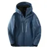 Chaqueta de Caparazón Duro para Pareja Transfronteriza Nueva al Aire Libre de una Sola Capa Triple Prueba Resistente al Viento e Impermeable Ropa Funcional para Montañismo
