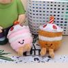 Jelycat Estilo Ajo Verdura Peluche Pan Colgante Llavero Muñeca Linda