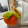 Peluche Imitación Piel de Conejo Color Caqui Cosas Buenas Suceden Colgante para Llavero Bola de Peluche Colgante para Mochila