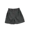 Conjunto de dos piezas para niñas pequeñas: cárdigan de punto estilo coreano bordado con letras y shorts de lana a rayas, elegante para primavera y otoño