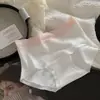 10A Algodón Puro Corazón Bebé Algodón Suave y Dulce Entrepierna Extendida Sin Costuras Mujer Cintura Media Transpirable Amigable con la Piel Ropa Interior para Mujer
