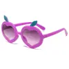 Gafas de sol para niños con forma de melocotón, gafas de sol de dibujos animados a prueba de sol, multicolor, con forma de fruta, para actuación, gafas de juguete para fiestas
