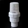 Válvula de Fondo de PVC Tipo Aleta Tipo Bola Blanco Cal 25 75 110160 Colador Bomba de Agua Válvula de Retención de Fondo
