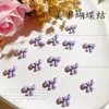 Manicure Japonesa Joia de Laço Fosco Tridimensional Laço de Pérola Liga de Metal Tinta Spray Decoração de Unha Fabricante Atacado