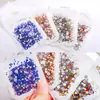 Venta al por mayor transfronteriza ss4-ss30 regla mixta comercio internacional diamante de color rhinestone 1000 uña DIY teléfono móvil fondo plano Rhinestone