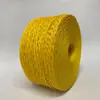 Fsc En Stock Cuerda de Papel de 1-1.5mm Cuero de Vaca Coloreada Cuerda de Empaque de una Sola y Doble Hilo Etiqueta para Tejido de Cajas de Regalo Material Auxiliar para Tejido