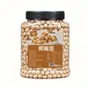 Garbanzos crujientes, snack listo para comer en bolsas o latas, convenientes para picar en la oficina o mientras ves programas
