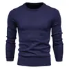 Outono e inverno novo suéter casual masculino de cor sólida pulôver comércio exterior suéter casual masculino de gola alta suéter transfronteiriço