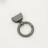 Accesorios Llavero de Coche Anilla de Resorte de Aleación de Zinc Marca de Moda Campana Accesorios de Ferretería Fabricante de Joyería DIY Venta al por Mayor