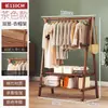 Arara de chão para quarto e sala de estar, simples para uso doméstico, varal de secagem de roupas para varanda, cabideiro, organizador e armazenamento, cabideiro