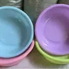 Fabricante Bacia Plástica Bacia de Lavar Doméstica Plástico Doméstico Presente Plástico Bacia para Rosto Impressão Bacia para Lavanderia Espessada Atacado