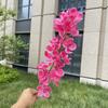 Impresión serigráfica sencilla vandaian flor artificial boda decoración del hogar flor falsa al por mayor