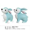 Balão Animal Cartoon Autovedante de Filme de Alumínio Novo Estilo com Corda e Rodas Brinquedo de Barraca de Feira Noturna Carrinho de Puxar para Caminhar Balão