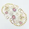 Nuevos Zapatos Croc Hebilla de Zapato Diamante Mariposa Accesorios Estilo Coreano Joyería DIY Accesorios para Zapatos Pantuflas de Verano Hebilla de Zapato