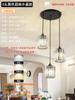 Lustre de escada giratório Nordic moderno minimalista lâmpada de cristal Internet celebridade restaurante Villa loft duplex chão longo lâmpada pendurada