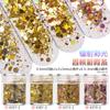 Unhas Flash cor champanhe série brilho Novo Flash tira glitter lantejoulas de unhas usar unhas material de linho de fluxo kg pacote