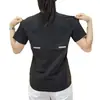 Camiseta de Malla Transpirable de Secado Rápido de Seda de Leche con Cuello Redondo y Manga Corta, Holgada, de Alta Elasticidad, Absorbente de Sudor y Antiadherente para Hombre