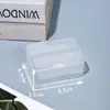 Caixa de Armazenamento Caixa Quadrada Pequena Caixa Quadrada de Plástico Transparente Caixa Quadrada Pequena Caixa de Fones de Ouvido Caixa de Armazenamento de Joias Caixa para Peças Pequenas