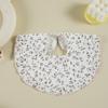 Babero de algodón con estampado para bebé, toalla antideslizante, de encaje, antisalpicaduras, productos para bebés