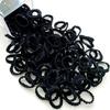 Bandita de goma negra pequeña para niños no daña el cabello cuerda para el cabello de bebé anillo para el cabello de alta elasticidad goma elástica para mujer cuerda para el cabello accesorios para el cabello