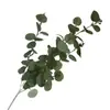 Planta Artificial Verde de Eucalipto de 5 Ramas Hoja de Dinero de Eucalipto Individual Esqueje Decoración para el Hogar Arreglo Floral DIY Hojas de Planta Verde
