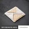 Capa Protetora para a Tampa do Gaiwan, Capa de Pano para Viagem Anti-Queda e Armazenamento, Bolsa de Brocado de Tecido Espessado, Embalagem de Pano para Acessório da Cerimônia do Chá