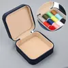 Caja de Joyería, Mini Caja de Almacenamiento, Pendientes, Pulseras, Caja de Costura Doméstica Compacta y Portátil, Bolsa de Almacenamiento para Joyería