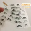Etiquetas Clasificadoras Impermeables Transparentes Blancas para Cosméticos Pegatinas Marcadoras para Botellas de Viaje de Champú y Ducha
