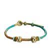 Accesorios DIY Portátiles Dorados Semi-Terminados Qianli Jiangshan, Pulsera Tejida Completamente a Mano, Esquema de Color Estilo Chino
